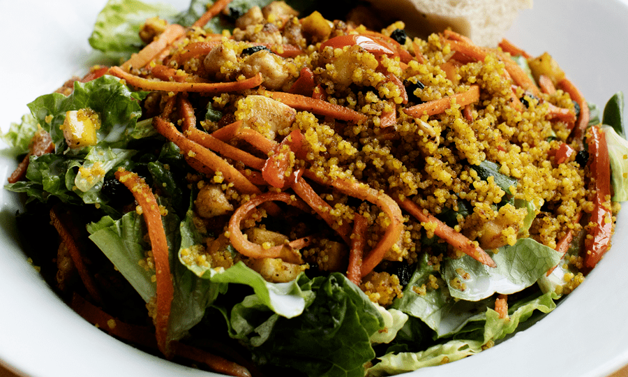 curried chicken couscous salad