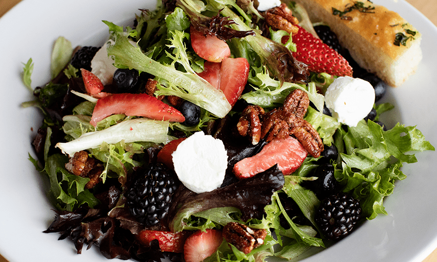 mixed berry salad from yum! Kitchen and Bakery