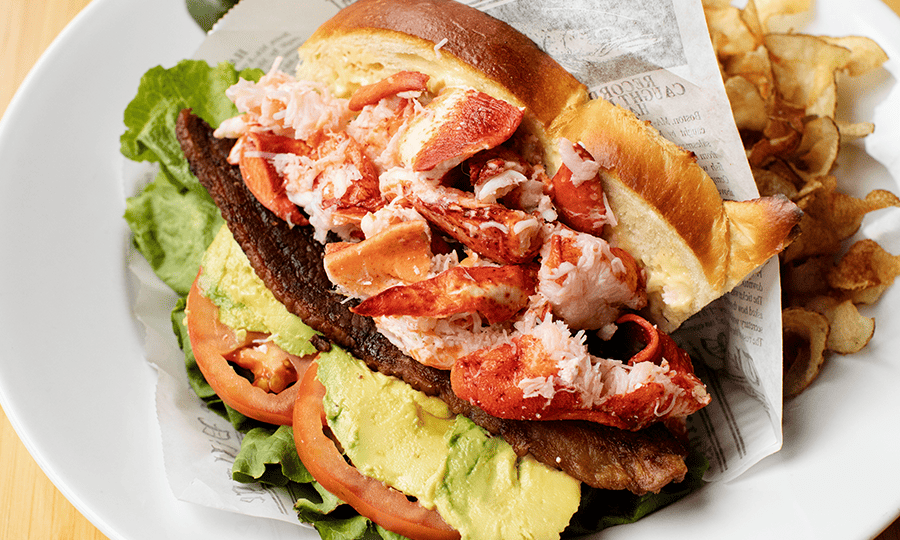 lobsta club sandwich from yum! Kitchen and Bakery