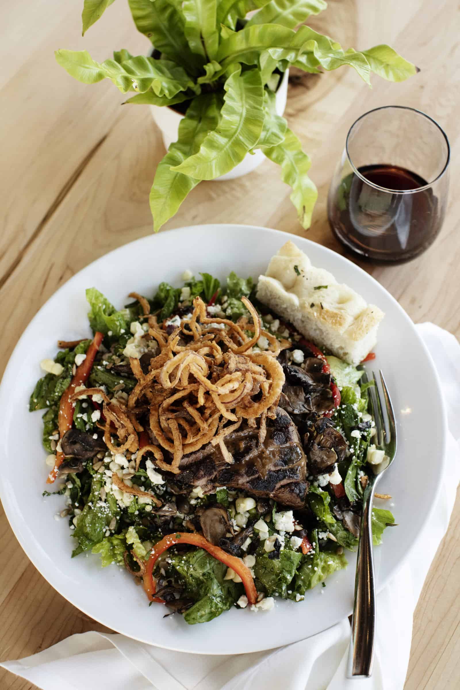 fall tenderloin salad from yum! Kitchen and Bakery