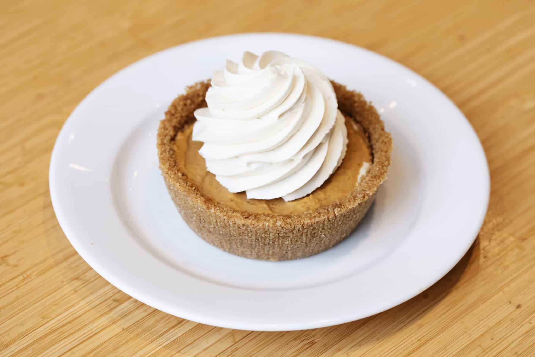 mini pumpkin cheesecake from yum! Kitchen and Bakery