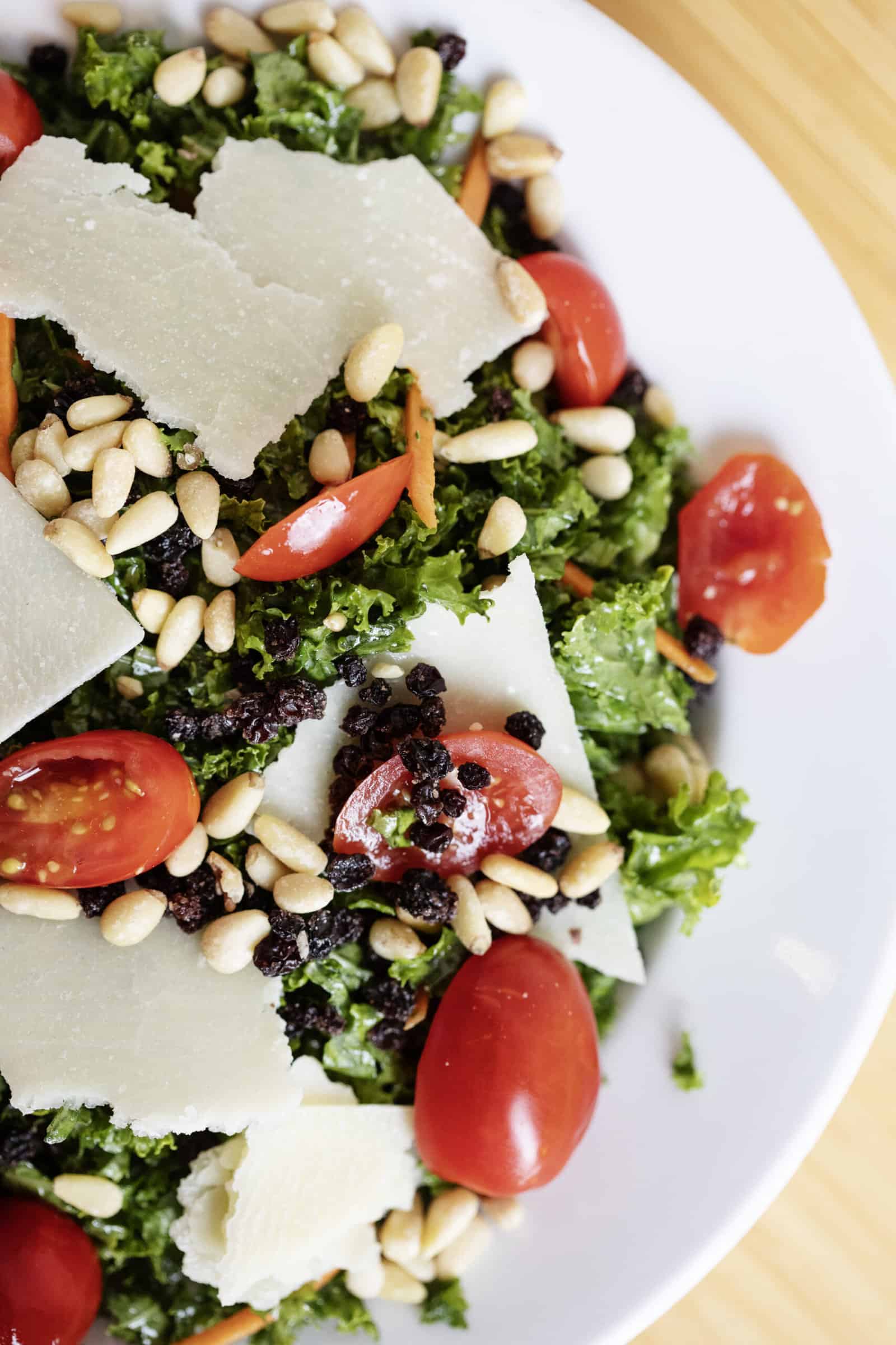 lemon kale starter salad from yum! Kitchen and Bakery